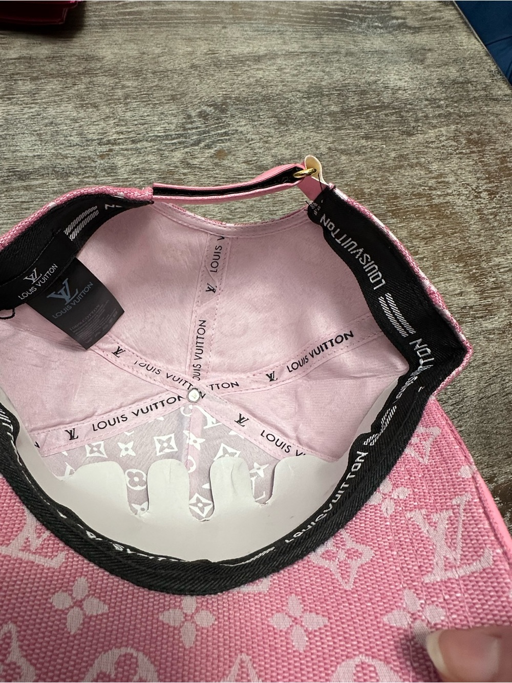 Pink Monogram Baseball Cap NWT - Picture 9 of 12